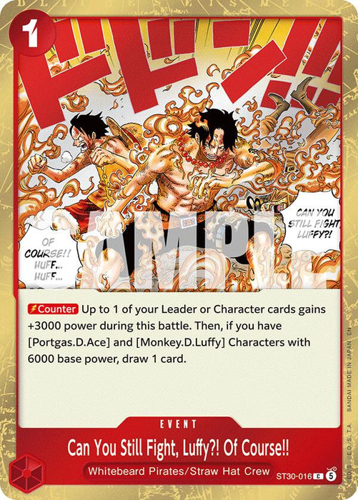 Can You Still Fight, Luffy?! Of Course!! [Starter Deck EX: Gear 5] - for just $0.15! 