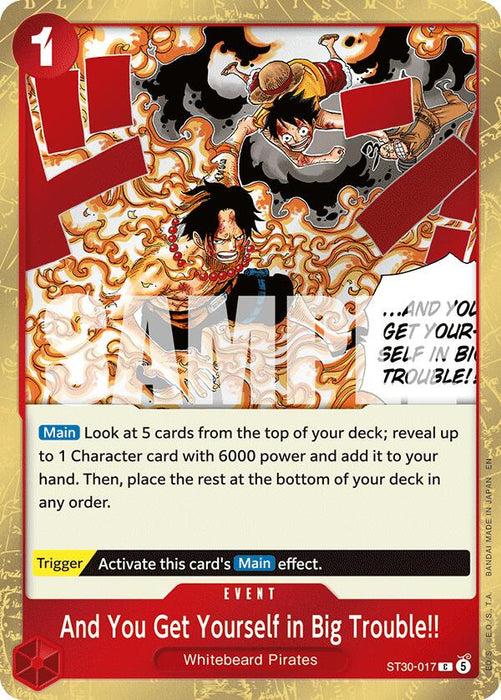 And You Get Yourself in Big Trouble!! [Starter Deck EX: Gear 5] - for just $0.10! 