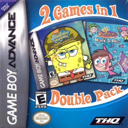 2 Games in 1 Double Pack: SpongeBob SquarePants / Fairly OddParents (Gameboy Advance) - Just $0! Shop now at Retro Gaming of Denver