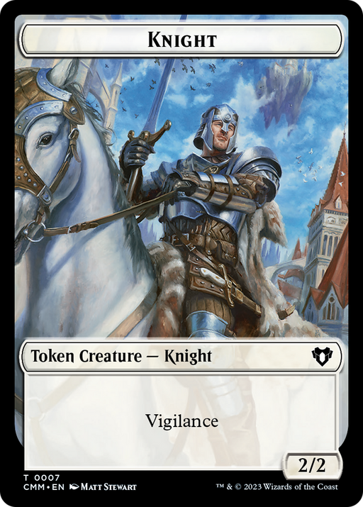 Knight Token [Commander Masters Tokens] - Just $3.50! Shop now at Retro Gaming of Denver