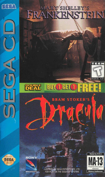 Mary Shelley's Frankenstein / Bram Stoker's Dracula (Sega CD) - for just $0! 