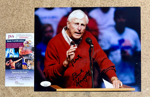 Bob “Bobby” Knight Signed 8x10 Photo Indiana Hoosiers NCAA Basketball With JSA COA - for just $90! 