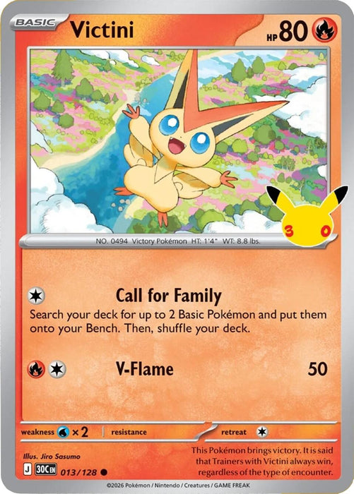 Victini (013/128) [Mega Evolution: 30th Celebration] - for just $0.10! 