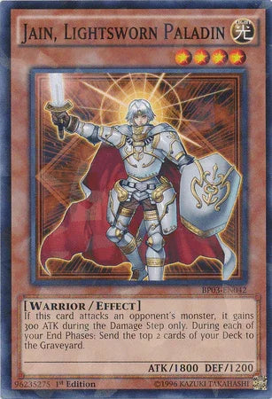 Jain, Lightsworn Paladin [BP03-EN042] Shatterfoil Rare - for just $0.25! 