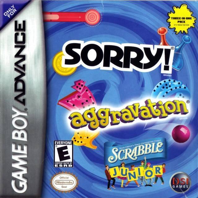 Aggravation/ Sorry/ Scrabble Jr (Gameboy Advance) - for just $0! 