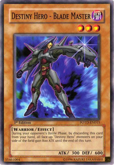 Destiny Hero - Blade Master [POTD-EN015] Common - for just $0.10! 
