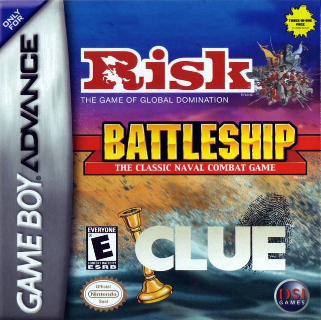 Risk / Battleship / Clue (Gameboy Advance) - for just $0! 