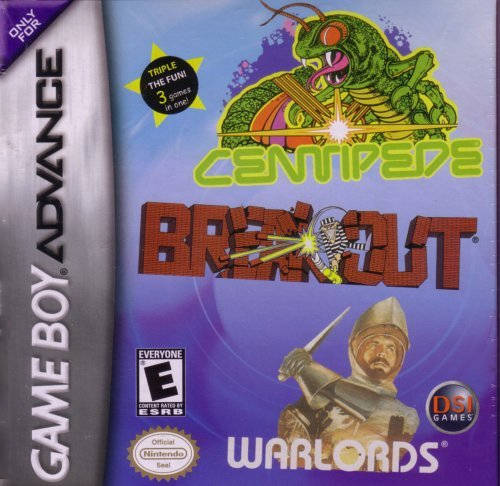 Centipede / Breakout / Warlords (Gameboy Advance) - for just $0! 