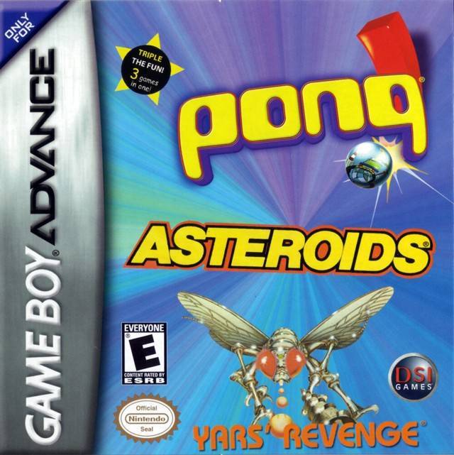 Asteroids / Pong / Yar's Revenge (Gameboy Advance) - for just $0! 