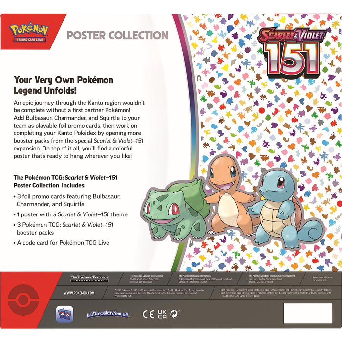 Pokemon TCG: Scarlet & Violet 151 Special Poster Collection - Just $39.99! Shop now at Retro Gaming of Denver