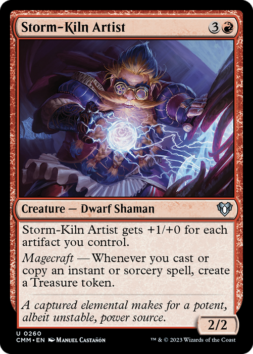 Storm-Kiln Artist (CMM-260) - Commander Masters - for just $0.81! 