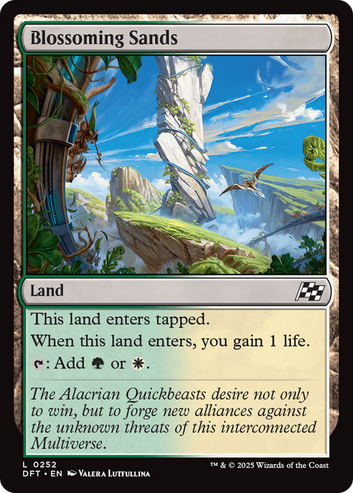 Blossoming Sands (DFT-252) - Aetherdrift Foil - for just $0.05! 
