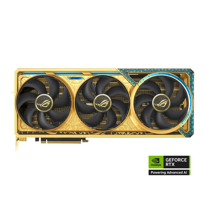 ASUS NVIDIA GeForce RTX 5080 ROG Astral Dhahab CORE Overclocked Triple Fan 16GB GDDR7 PCIe 5.0 Graphics Card - for just $2149.99! 