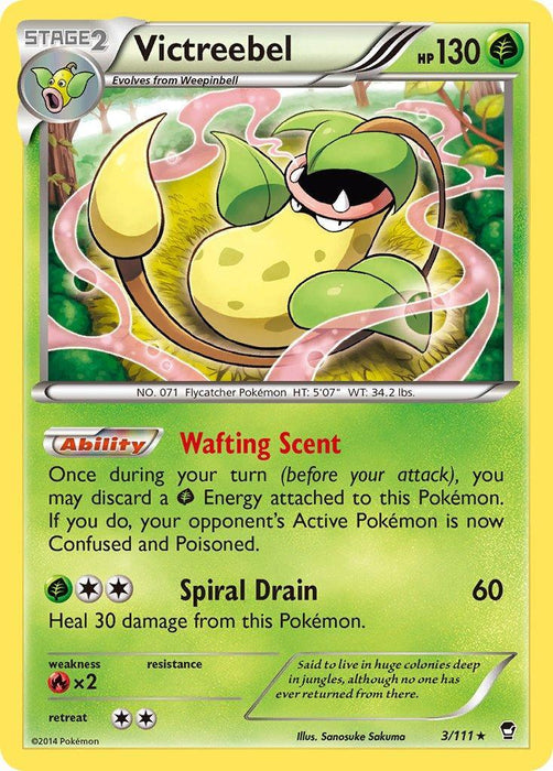 Victreebel (3/111) (Theme Deck Exclusive) [XY: Furious Fists] - for just $0.60! 