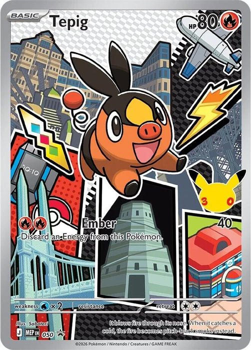 Tepig (050) [Mega Evolution Promo] - for just $2.15! 