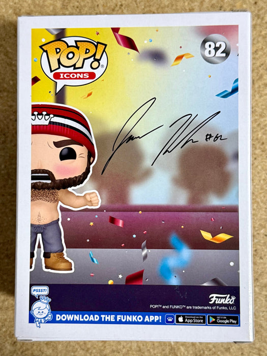 Jason Kelce Signed Funko Pop! (Shirtless) #82 NFL Eagles 2024 With JSA COA - for just $800! 