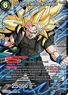 SS3 Gogeta, Thwarting the Dark Empire (Winner Stamp) (P-308_PR) [Tournament Promotion Cards] - for just $3.35! 