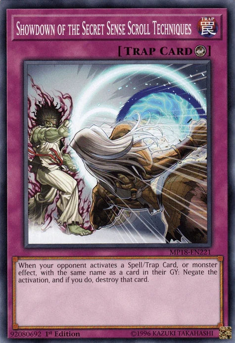 Showdown of the Secret Sense Scroll Techniques [MP18-EN221] Common - for just $0.10! 