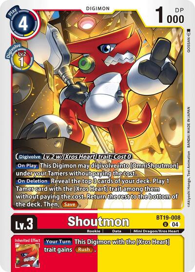 Shoutmon (Release Special Booster 2.5) Heavy Play - for just $0.15! 