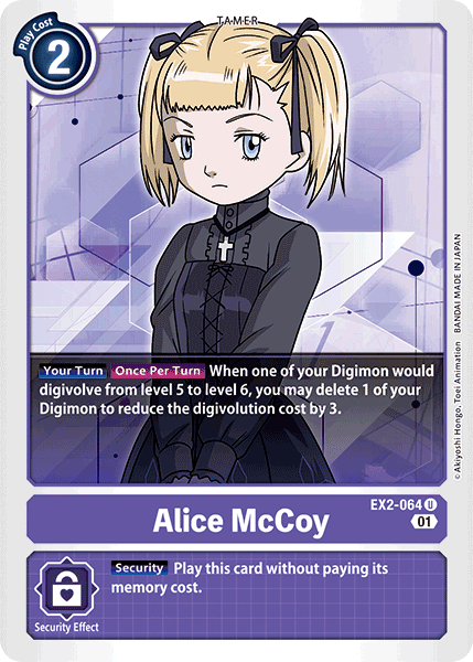 Alice McCoy [EX2-064] [Digital Hazard] - Just $0.09! Shop now at Retro Gaming of Denver