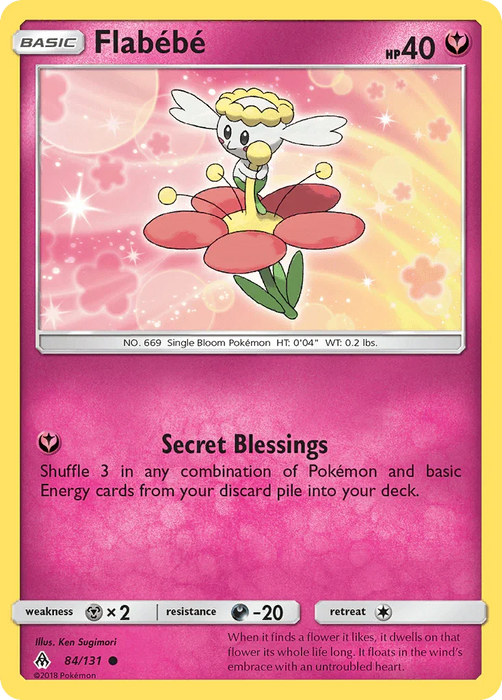 Flabebe (84/131) [Sun & Moon: Forbidden Light] - for just $0! 