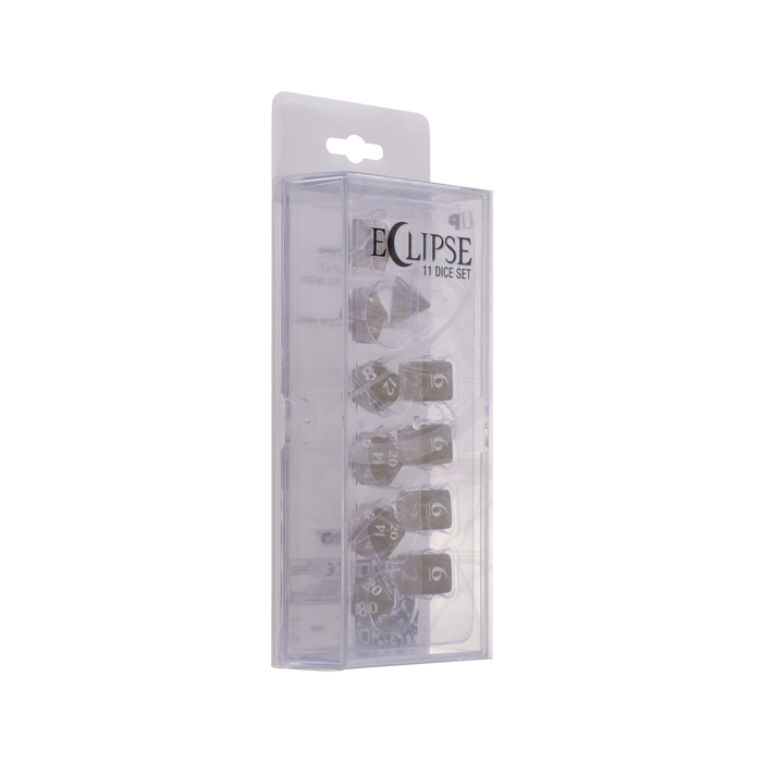 Ultra PRO: 11-Dice Set - Eclipse (Smoke Grey) - Just $9.95! Shop now at Retro Gaming of Denver