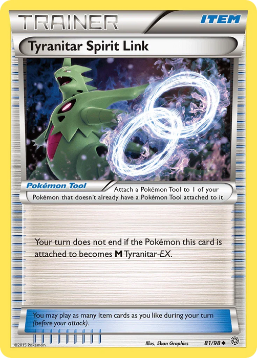 Tyranitar Spirit Link (81/98) [XY: Ancient Origins] - for just $0.10! 