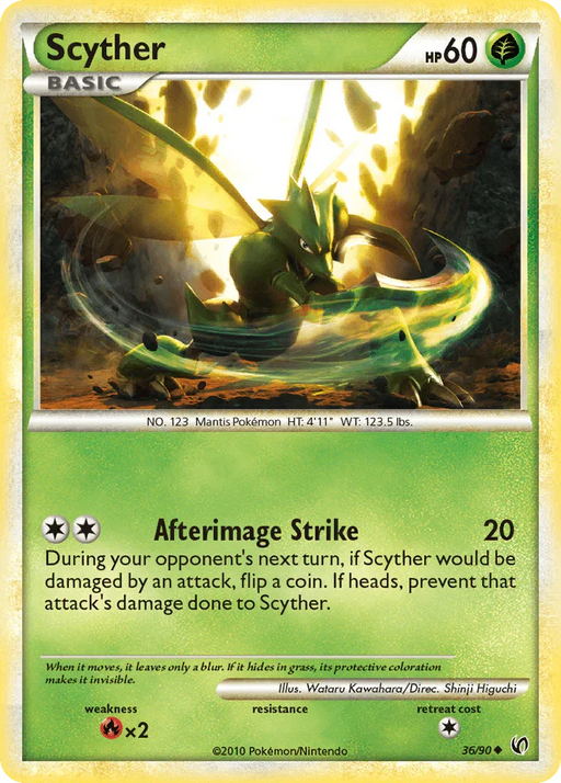 Scyther (36/90) [HeartGold & SoulSilver: Undaunted] - for just $0.60! 