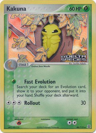 Kakuna (46/113) (Stamped) [EX: Delta Species] - for just $12! 