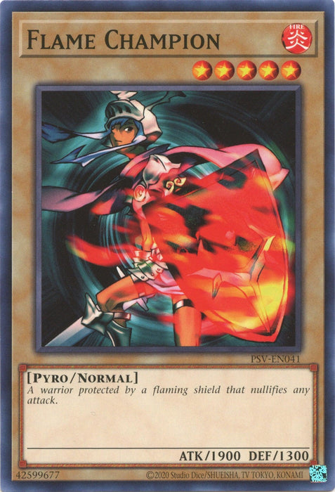 Flame Champion (25th Anniversary) [PSV-EN041] Common - for just $0.10! 