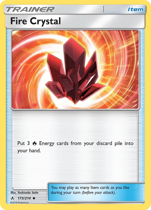 Fire Crystal (173/214) [Sun & Moon: Unbroken Bonds] - for just $0.15! 
