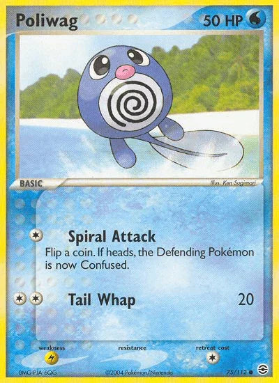 Poliwag (75/112) [EX: FireRed & LeafGreen] - for just $0.40! 