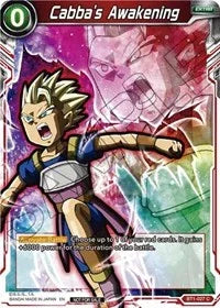 Cabba's Awakening (Event Pack 05) (BT1-027) [Promotion Cards] - for just $0.50! 