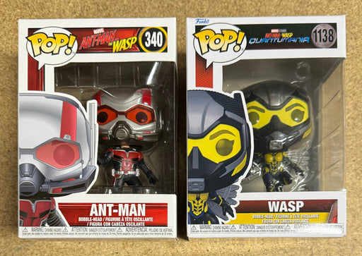 Funko Pop! Marvel Ant-Man And The Wasp #340 &1138 Quantumania Set Of 2 - for just $25! 