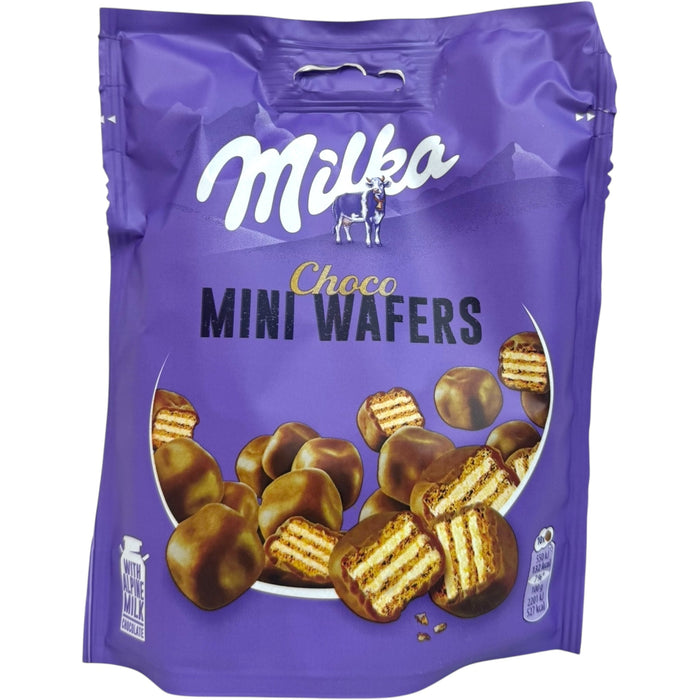 Milka Chocolate Mini Wafer 110g - Deliciously Crisp Chocolate Treats for Snack Lovers - for just $5.99! 