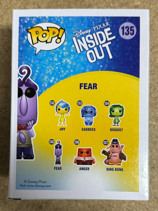 Tony Hale Signed Emotion Fear Vaulted Funko Pop! #135 Inside Out With JSA COA - for just $120! 