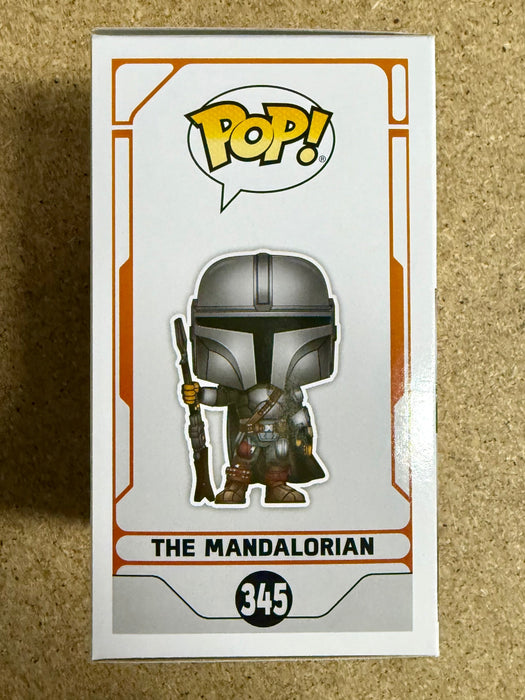 Brendan Wayne Signed Mandalorian Star Wars Exclusive Funko Pop #345 With JSA COA - for just $130! 