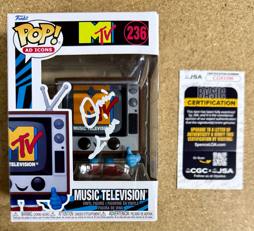 Musician Donnie Iris Signed 2024 MTV Funko Pop #236 With JSA COA - for just $100! 