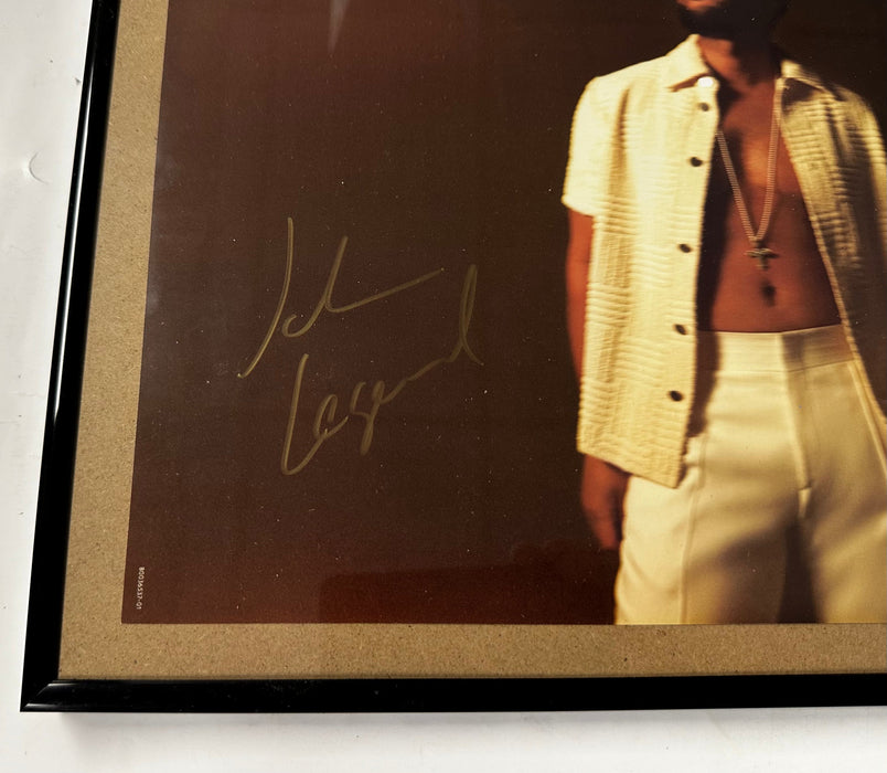 John Legend Autographed (Signed) & Framed LEGEND Vinyl Insert With JSA COA - for just $200! 