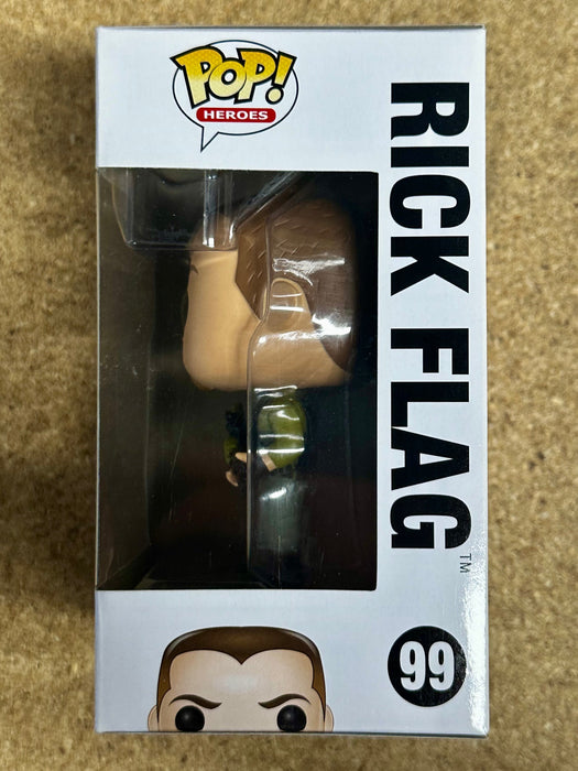 Funko Pop! DC Heroes Rick Flag #99 Suicide Squad 2016 Vaulted - for just $7! 