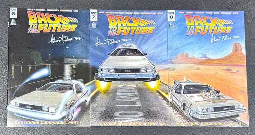 Back To The Future #6 7 8 Signed Adam Riches Vault Collectibles Connecting Exclusive - for just $150! 