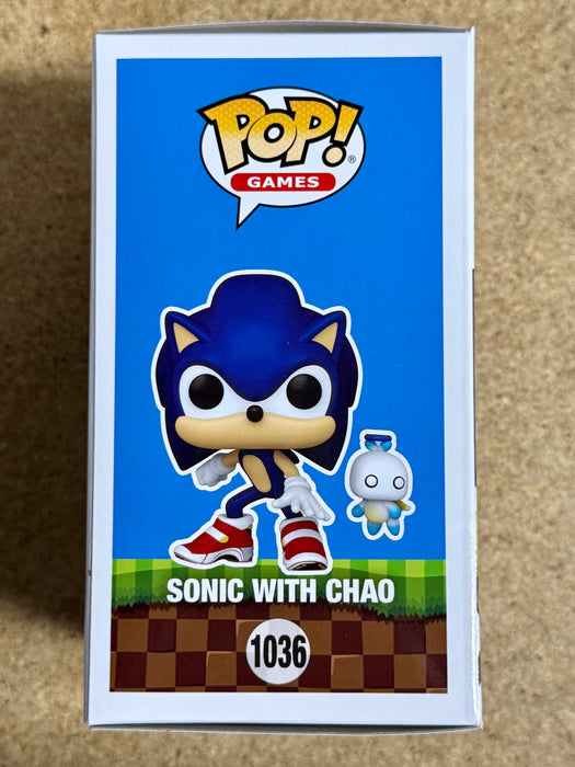 Funko Pop! Games Sonic With Chao #1036 Sonic the Hedgehog 2024 Sega - for just $13! 