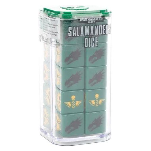 Warhammer 40K: Salamanders - Dice Set - Premium Miniatures - Just $35! Shop now at Retro Gaming of Denver