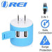 Japan, Philippines Travel Adapter - 3 in 1 - 2 USB - Type A - Compact Design (U2U-6) - Just $9.99! Shop now at Retro Gaming of Denver