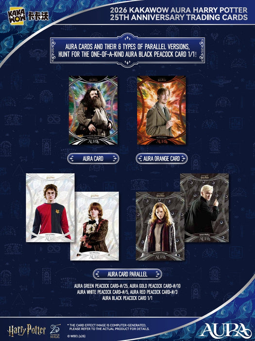 AURA: Harry Potter 25th Anniversary Trading Cards - Blaster Bundle - for just $50! 