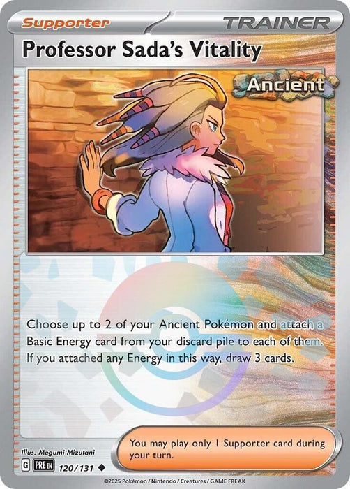 Professor Sada's Vitality (120/131) (Poke Ball Pattern) [Scarlet & Violet: Prismatic Evolutions] - for just $0.10! 