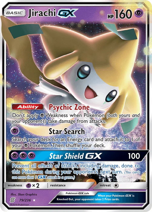Jirachi GX (79/236) [Sun & Moon: Unified Minds] - for just $4.70! 