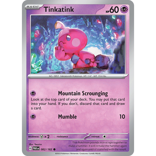 Tinkatink (082/182) [Scarlet & Violet: Paradox Rift] - Just $0.05! Shop now at Retro Gaming of Denver