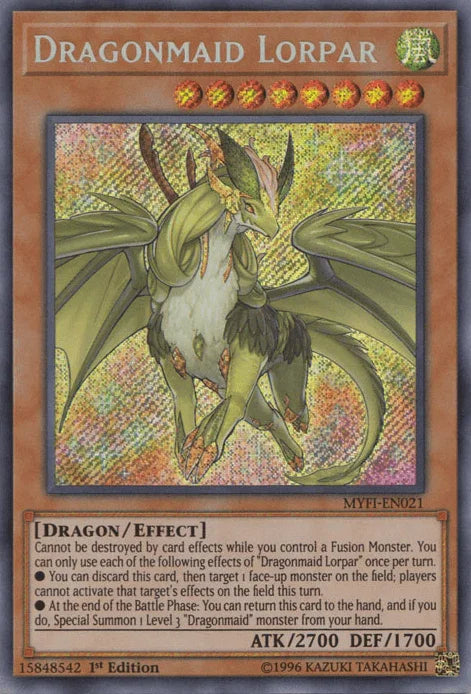 Dragonmaid Lorpar [MYFI-EN021] Secret Rare - for just $0.40! 