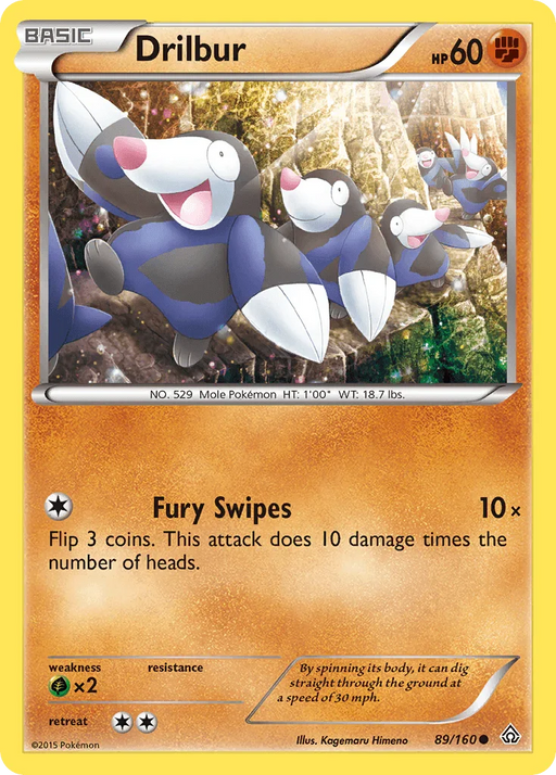 Drilbur (89/160) [XY: Primal Clash] - for just $0.10! 